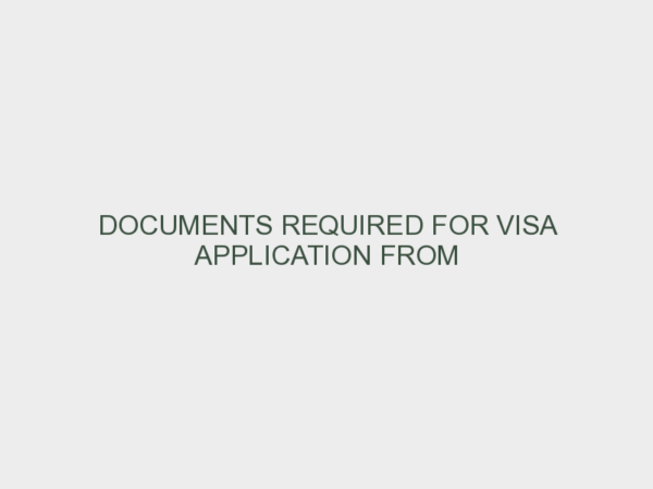 Documents Required For Visa Application From Turkmenistan To Turkey Simply Tr 7637